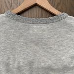 The Great The Shrunken Ruffle Bib Sweatshirt in Heather Grey Size 2 / Medium Photo 7