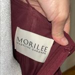 Mori Lee Elegant Burgundy Evening Gown Photo 9