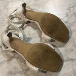 Unisa  7.5 White Braided Strap Heels Photo 3