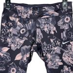 Nike  Large Dri-Fit Ankle Leggings Floral Zip Pocket Elastic Waist Tie Drawstring Photo 1