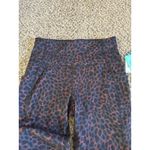 MTA Sport NWT MTA Sports Women's‎ Black Leopard Print High-Waisted Pockets leggings size L Photo 6