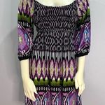 Forever 21 Empire waist ikat print dress size large Photo 0