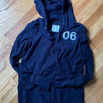 Aerie OG hoodie in navy with 06 detail on front Photo 0