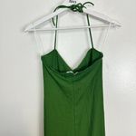 Reformation  Hilo Knit Dress in Palm Green Size Medium Photo 8