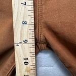 frame denim FRAME Women Le Crop Mini Boot Jeans 26 Brown Caramel Coated Bootcut Cropped Y2K Photo 9