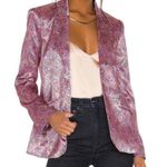 Cinq à Sept Cinq a Sept Estelle Paisley Satin Blazer Photo 1