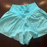 Aerie Blue Flowy Shorts Photo 0