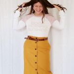 Wilfred yellow mustard pencil skirt 2 Photo 1