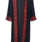 Black and Red Sheer Women's Robe NWOT Size Medium Black Long Robe Photo 0