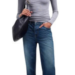 Madewell  Low Slung Baggy Jeans Womens Size 28 Blue Denim‎ High Rise Wide Leg Photo 0