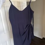 French Connection Whisper Mini Dress Navy Photo 1
