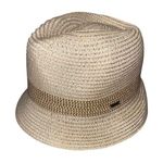 Siggis Women’s bucket slanted brim metalic thread Sun Hat Silver Photo 0