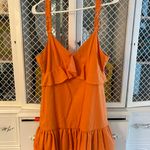 Missguided Orange Mini Dress Photo 2