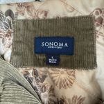 Vintage Sonoma Faux Fur Corduroy Penny Lane 70s Style Coat Size Large Green Photo 4