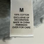 PacSun Playboy by Women's Medium Gray Crop Top Long Sleeve Lettuce Hem Photo 4