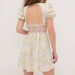 For Love & Lemons Dress floral glitter garden slip womens Pastel medium romantic Photo 2
