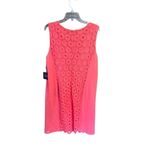 Rafaella  Sleeveless embroidered coral dress Sz 1X NWT Photo 1