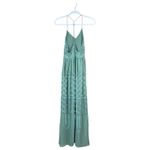 FROCK & FRILL Seafoam Green Gown Dress Size 2 Mint Maxi Elegant Party Sequin Photo 1