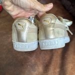 Puma Vintage Style Sneakers- tan Basket Heart Coach/ Festival sneakers size 7.5 Photo 10