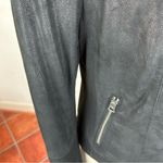 Lucky Brand  Black Leather Caviar Jacket Photo 10