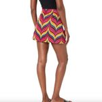 Trina Turk Rico Colorful Chevron Wave Jacquard A-Line Mini Skirt 4 Photo 1