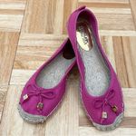 Michael Kors MK  Fuchsia Hot Pink Espadrilles Flats Photo 0