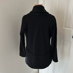James Perse Standard  French Terry Black Open Cardigan Photo 2