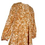 Zimmermann Peggy Scallop Short Dress Orange Paisley Photo 5