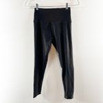 Beyond Yoga  Softshine High Waisted Midi Foil Glitter Leggings Gray Medium Photo 1