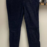 Ann Taylor  Loft Navy and Gold Spotted Modern Skinny Pants Size 26/2P Photo 0