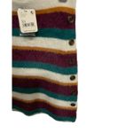 Free People NWT  Ciara Fig Jam Stripe Mini Skirt Size XS Photo 1