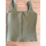 BAILEY 44 Tank Top Women Medium Green Scuba‎ Knit Sleeveless Sculpt Wide Straps Photo 3