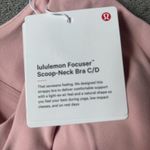 Lululemon  Focuser Scoop-Neck Bra *Light Support, C/D Cup Pink Haze Size XL Photo 4