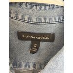 Banana Republic  Blue Chambray Casual Coast Button Front Shirt Womens Medium Tall Photo 5