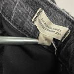 Madewell Mid Rise Perfect Vintage Straight Jeans Ripped Edition Black womens 28 Photo 13