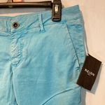 Reign Italia women's 27 low waist distressed worn look SUMMER chino pants 31x25 Blue Photo 3