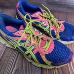 ASICS  GEL Excite 2 Running Athletic Shoes T473N Pink Green Blue Womens Size 10 Photo 0
