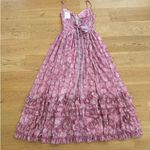 V. Chapman Maxi Dress Carmen Size 8 Pink Photo 4