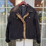 Disney 🥳 Vintage Black Corduroy Jacket with Mickey Mouse XL Photo 0