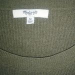 Madewell S Merino Wool Blend Knit Oversized Green Pullover Top Photo 3