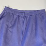 Donna Morgan  Skirt Womens 10P Purple‎ Linen Blend Pencil Embroidered Office Photo 6