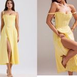 House Of CB 'Clarabelle' Sunshine Cotton Midi Dress NWOT size XS Photo 0