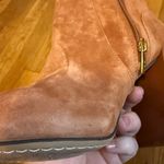 Vince Camuto Womens 8 VC Envernia Brown Suede Leather Chunky Round Toe Booties Photo 8