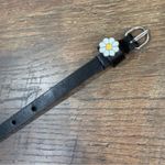 Sunflower Thin Belt Black Photo 5