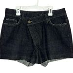 BDG  Urban Outfitters Asymmetric Black Denim Shorts. Size 28 Photo 0