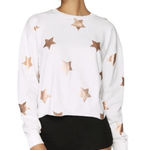 Spiritual Gangster  Starry Mazy Cropped Sweatshirt Photo 0