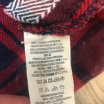 Free People Easy Street Plaid Long Sleeve tunic blouse red blue sz XS Photo 8