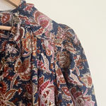 NWT Love the Label 3/4 Sleeve Patterned Mini Dress Blue Size L Photo 7