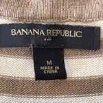Banana Republic  Womens Gray White Striped Sweater Dress Size M Photo 5