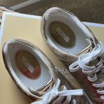 Michael Kors  Keating leather gold metallic sneakers.Sz 10 Photo 4